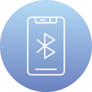 akıllı telefon simgesi vektör illüstrasyonu