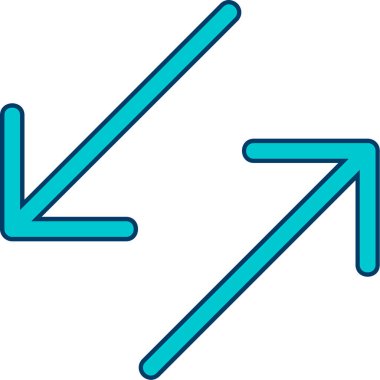 Yönlendirme okları simgesi. vektör illüstrasyonu