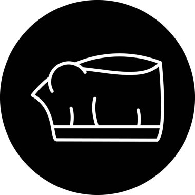 Gıda simgesinin vektör illüstrasyonu