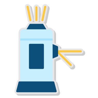 boya kutusu simgesi, düz tasarım