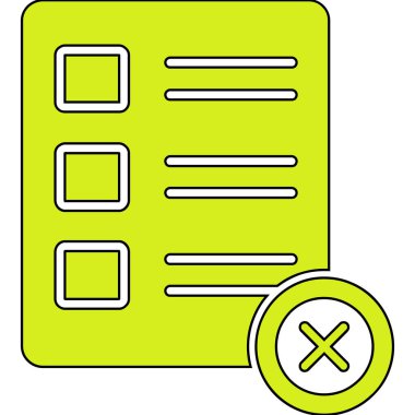 İşaretleme simgesinin vektör illüstrasyonu