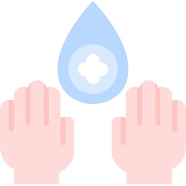 Su damlası. Basit resimleme