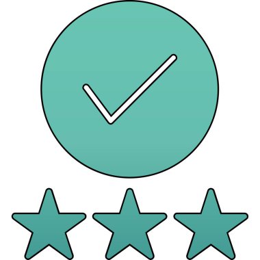 Yıldız simgesi. Web tasarımı