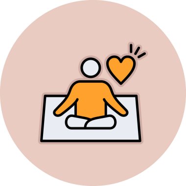 İnsan simgesinin vektör illüstrasyonu