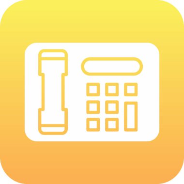 Kişisel ve ticari kullanım için vektör hesap makinesi simgesi.