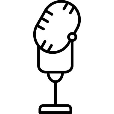 çalar saat simgesi, basit vektör çizim