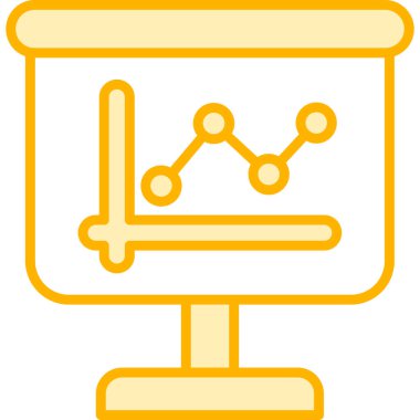 analitik iş grafiği simgesi