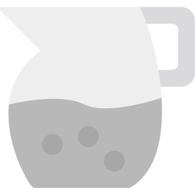 Kahve fincanı ana hatlı içecek ikonu