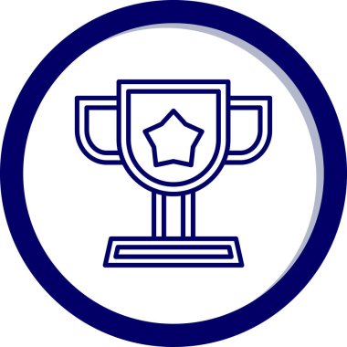 Yıldız simgesi olan bir fincanın vektör çizimi