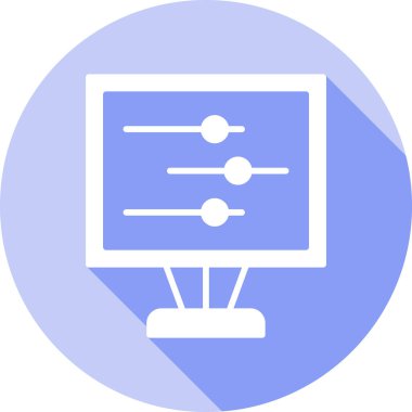 Seo simgesinin vektör illüstrasyonu