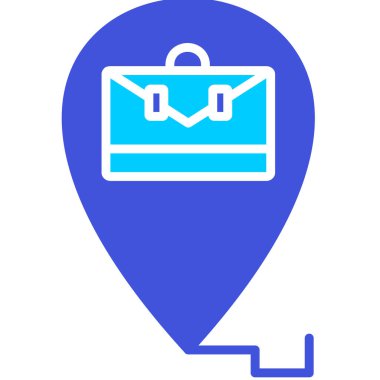 harita pin ikonu vektör illüstrasyonu