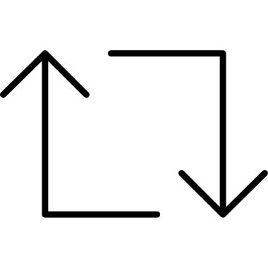 ok simgesi vektör illüstrasyonu