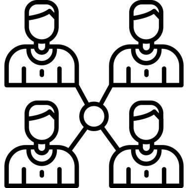 iş takım çalışması grup simgesi