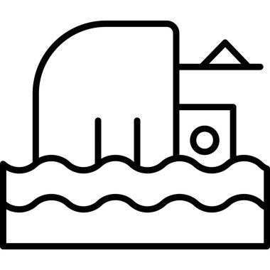 Yüzme havuzu simgesi, taslak biçimi