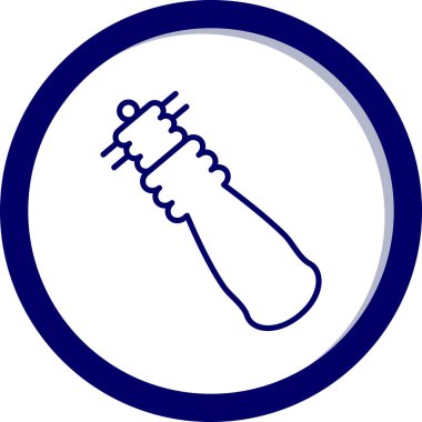 Tornavida. Web simgesi basit illüstrasyon