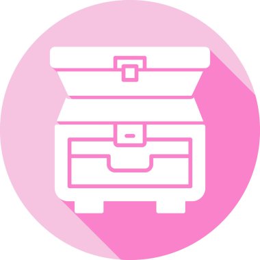 Göğüs. Web simgesi basit illüstrasyon