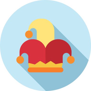 taç düz simgesi, vektör, illüstrasyon