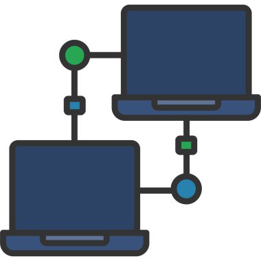 ağ bağlantısı. Basit resimleme