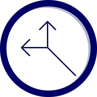 Pusula. Web simgesi basit illüstrasyon