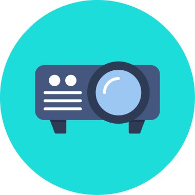 Kamera simgesinin vektör illüstrasyonu