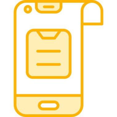 - Telefon. Web simgesi basit illüstrasyon