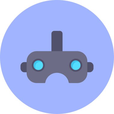 Modern b 'nin vektör çizimi robot simgesinden yoksun