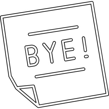 Çizgi film simgesinin vektör çizimi