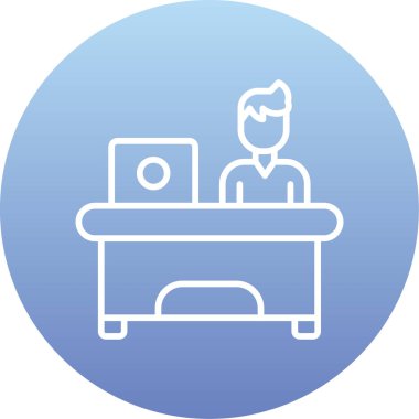 İnsan simgesinin vektör illüstrasyonu