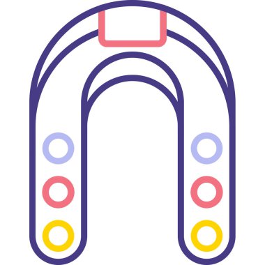 At nalı kutsal kişilerin resmi, vektör çizim