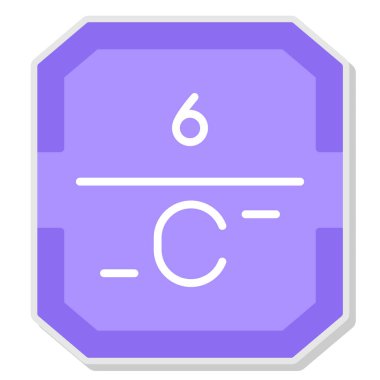 Kimyasal formül ikonu. vektör çizimi tasarımı.