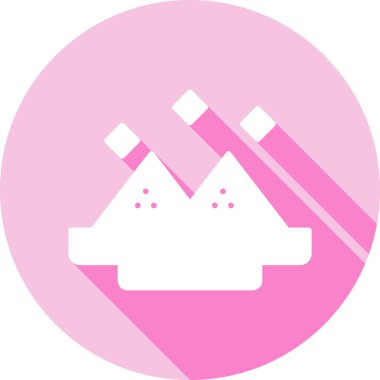 fırça simgesi modern illüstrasyon