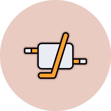 Bir kalem simgesinin vektör illüstrasyonu