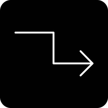 ok simgesi, vektör illüstrasyonu