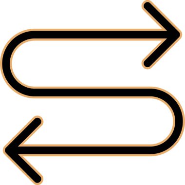 ok simgesi vektör illüstrasyonu