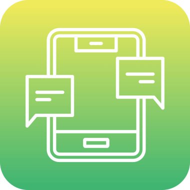 Vektör Mobil simge illüstrasyonu