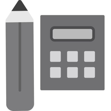 hesap makinesi simgesi vektör illüstrasyonu