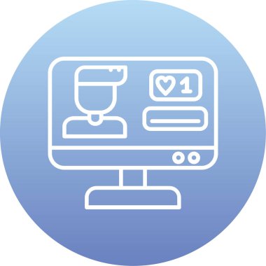 Modern b 'nin vektör illüstrasyonu eksik simgesi