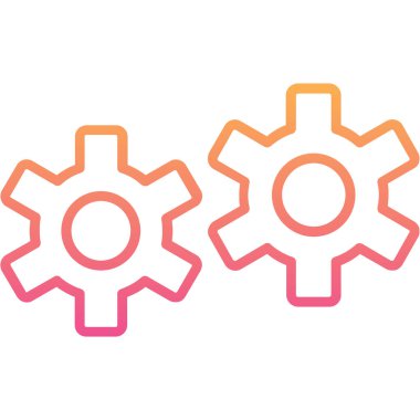 dişli vektör simgesi