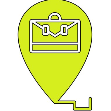 harita PIN konumu simgesi. vektör çizim