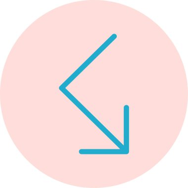 ok simgesi vektör illüstrasyonu