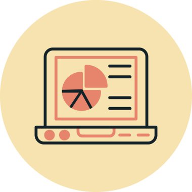 iş veri analiz simgesi