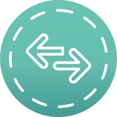 Ok. Web simgesi basit illüstrasyon