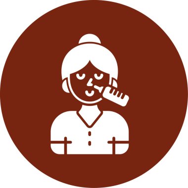 Kızıl haçlı bir adamın vektör çizimi