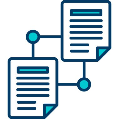 Dosya. Web simgesi basit illüstrasyon