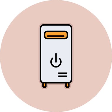 Modern bir simgenin vektör illüstrasyonu