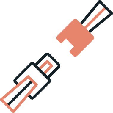 Çekiç simgesi. Vektör çizim