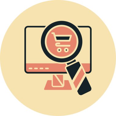 seo modern simgesinin vektör illüstrasyonu