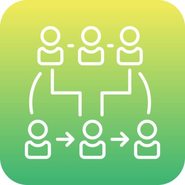 Bir grup insan. Basit tasarım