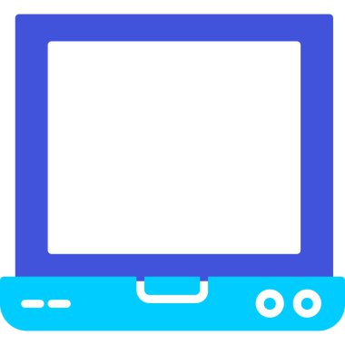 Televizyon. Web simgesi basit illüstrasyon