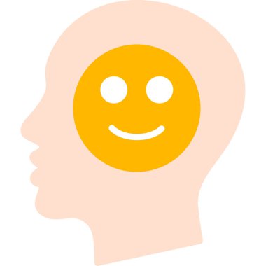 bir duygu simgesi ile baş